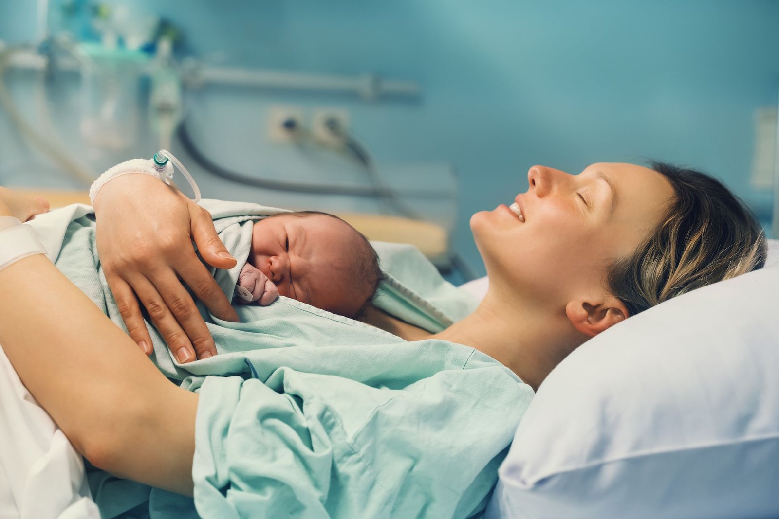 Happy Mother Just Gave Birth - Pregnancy Documentaries